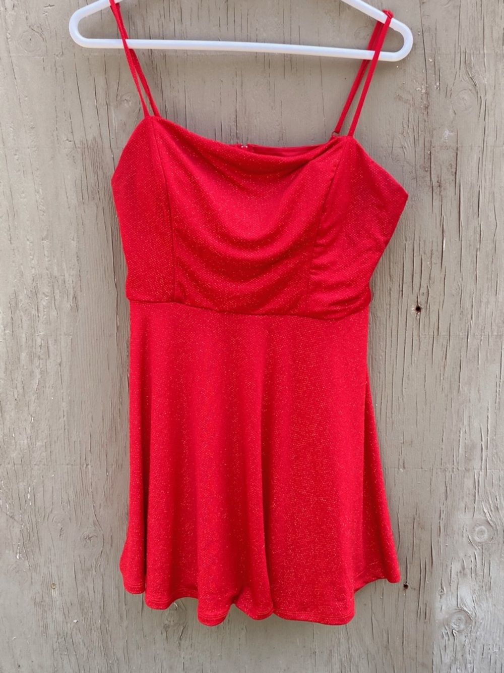 Sparkly Red Mini Dress B.Smart XL